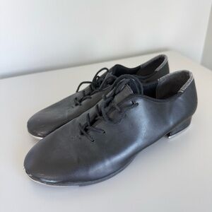 Só Dança Black Women’s W 7.5 M Lace-Up Tap Shoes